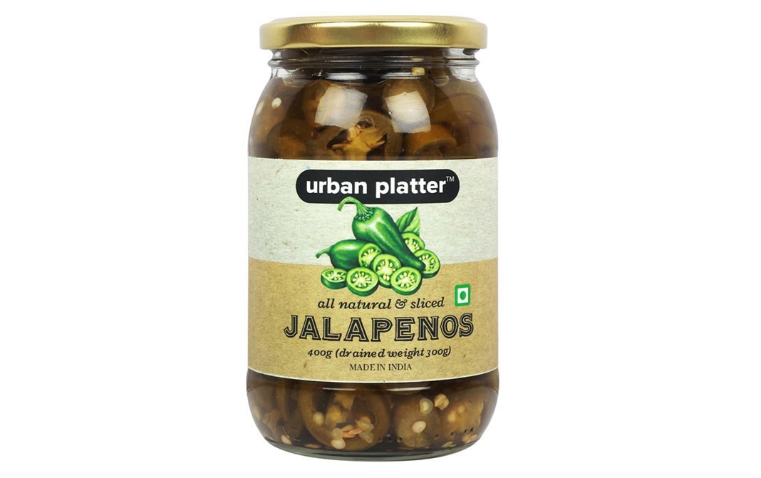 Urban Platter Jalapenos    Glass Jar  400 grams